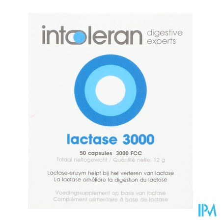 Intoleran Lactase 3000 Fcc Caps 50 2