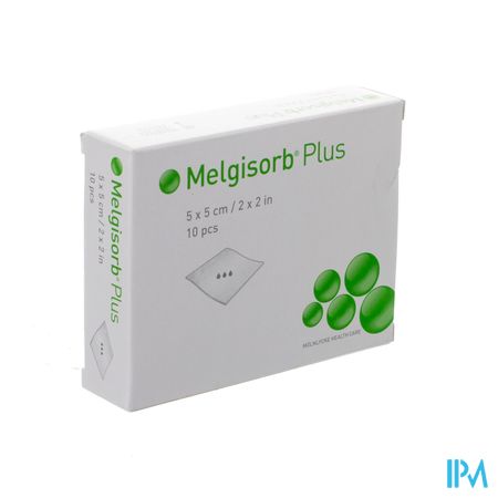 Melgisorb Plus Cp Ster 5x 5cm 10 252000