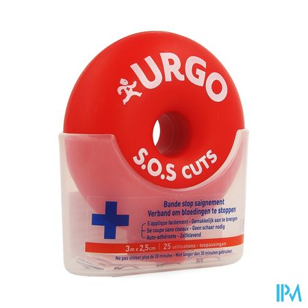 Urgo Sos Cuts Bande 3m X 2,5cm