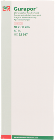 Curapor Verb Chirurg. Steriel 30cmx10cm 50 32917 3