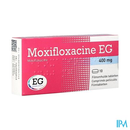 Moxifloxacin EG 400 Mg Comp Pell 10