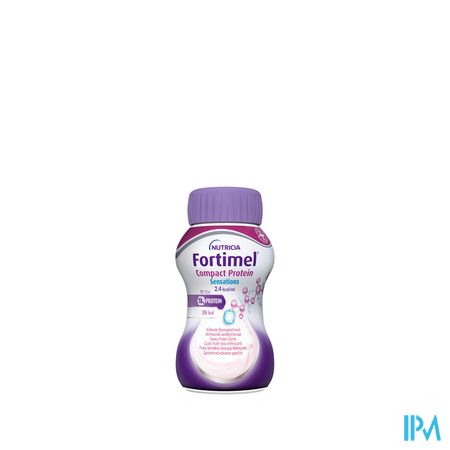 Fortimel Protein 2.4kcal Verfriss Aardbei 4x200ml 6