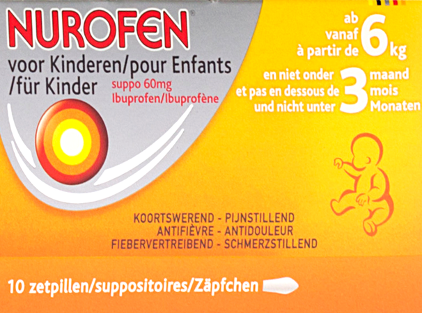 Nurofen Kind 60mg Suppo 10x60mg 5