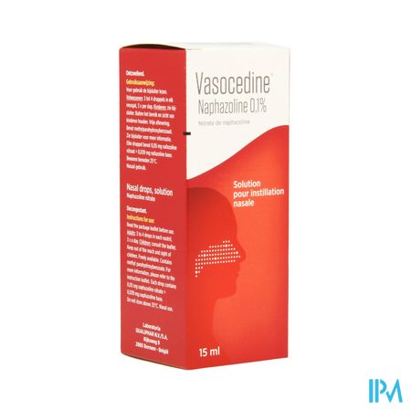Vasocedine Naphazoline Gutt 15ml