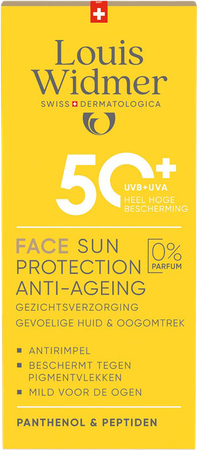 Widmer Face Sun Protection Anti-ageing 50+ Zonder Parfum 50ml 1