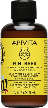 Apivita Gentle Kids Hair & Body Wash 75ml 1