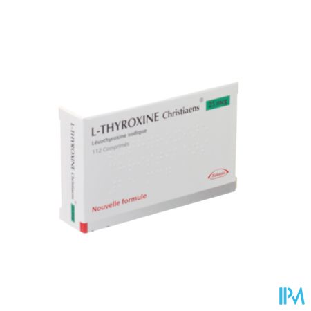 l Thyroxine Christiaens Comp 112x0,025mg