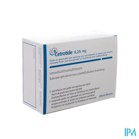 Cetrotide Vial 7 X 0,25mg