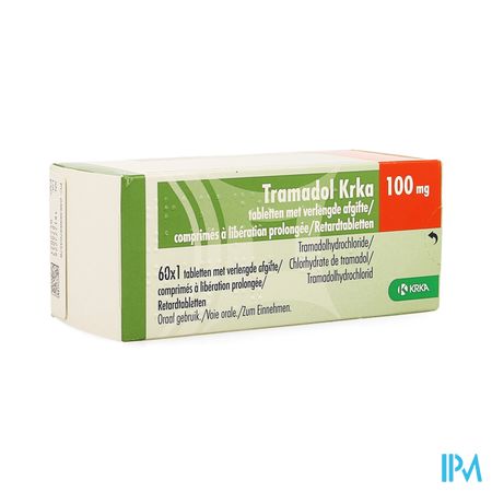 Tramadol Krka 100mg Verl.afgifte Comp 60 X 100mg