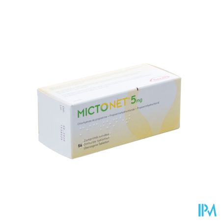 Mictonet 5mg Comp Enrob 56