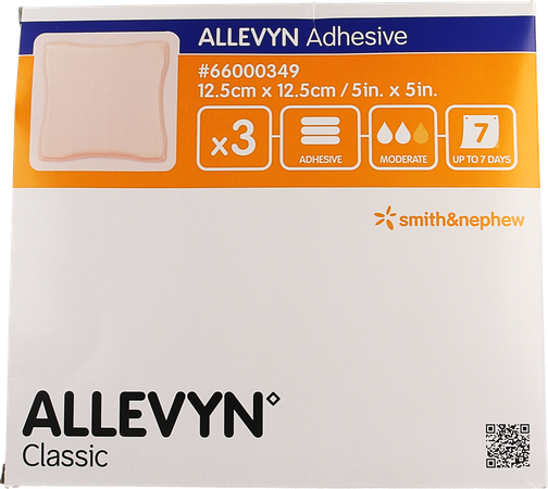 Allevyn Adh Pans Hydrocel. 12,5x12,5cm 3 66000349 2
