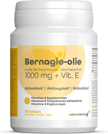Natural Energy - Huile Bourrache Caps 90 1
