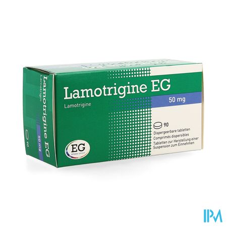 Lamotrigine EG  50Mg Tabl Disp 90X50Mg