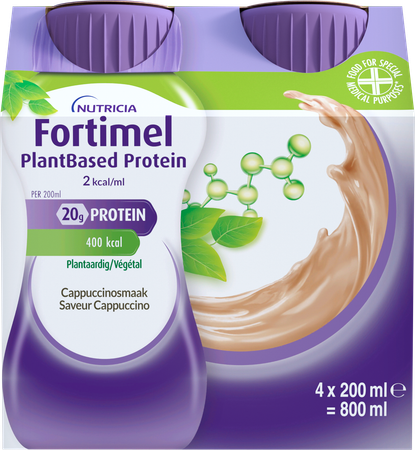 Fortimel Plantbased Protein Cappuccino 4x200ml 6
