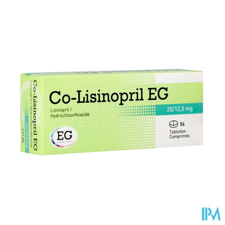 Co Lisinopril EG 20/12,5 Mg Tabl 56