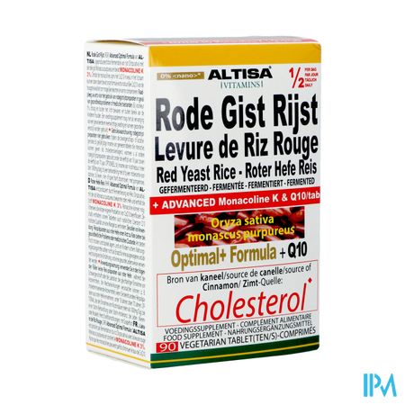 Altisa Rode Gist Rijst Optimal Formula Tabl 90 Nf