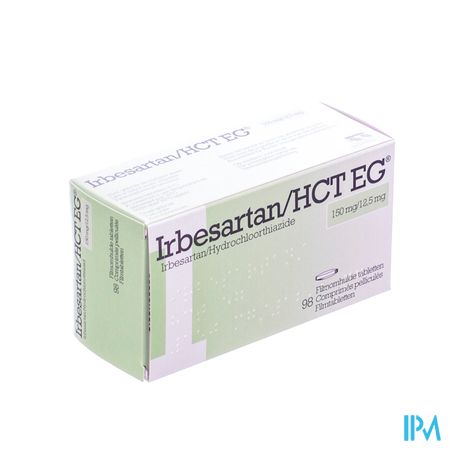 Irbesartan Hct EG 150 Mg/12,5 Mg Filmomh Tabl 98 1