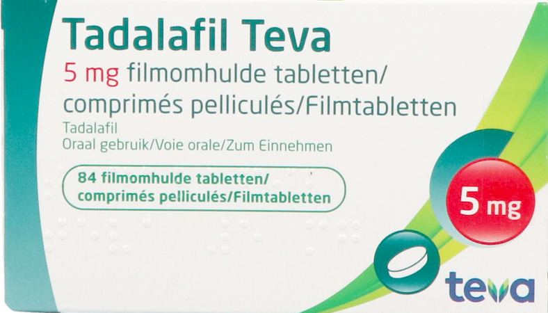 Tadalafil Teva Filmomh Tabl 84 X 5,0mg 2