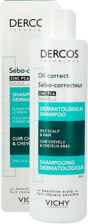 Vichy Dercos Verzorging Sh Sebum Regulerend 200ml 7