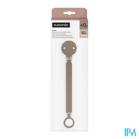 Suavinex Wonder Soother Clip Raw Umber 1
