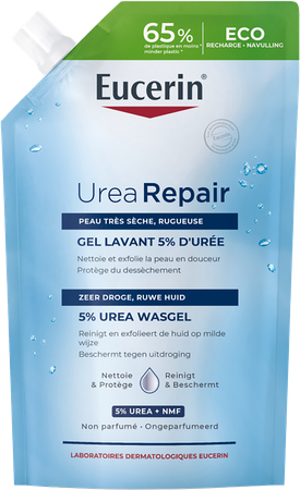 Eucerin Urearepair Wasgel 5% Urea Refill 400ml 4