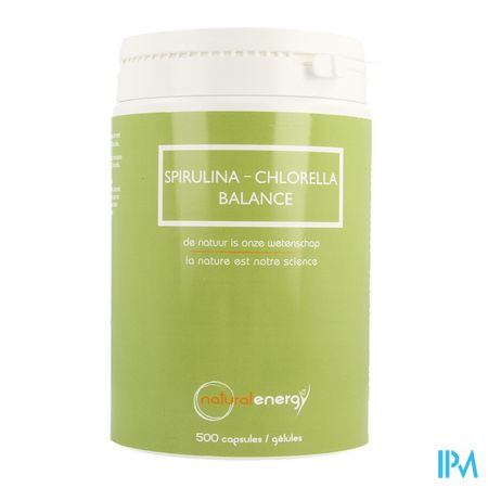 Spirulina Chlor. Caps 500 Natural Energy Labophar 1