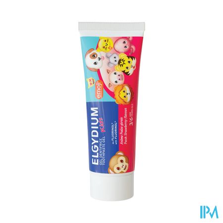 Elgydium Tandpasta Kids Emoji Frisse Aardbei 50ml 4