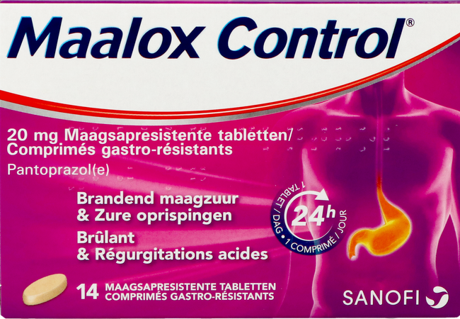 Maalox Control 20mg Maagsapresistente Tabl 14 1