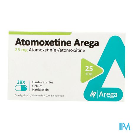 Atomoxetine Arega 25mg Harde Caps 28 Pip 3