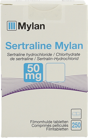 Sertraline Mylan 50mg Comp Pell 250 Fl Hdpe 4