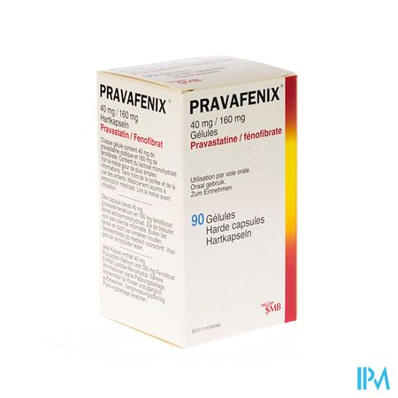 Pravafenix 40mg/160mg Caps 90