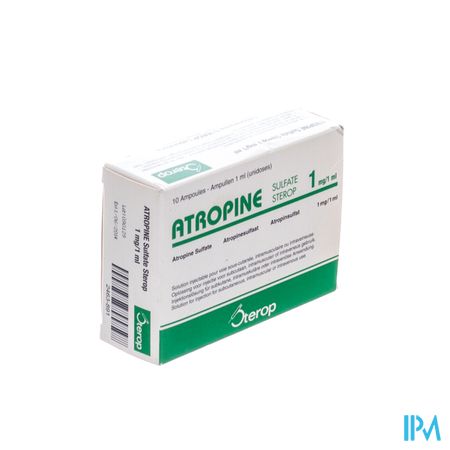 Sterop Atropine Sulf 1mg 1ml 10 Amp Ud