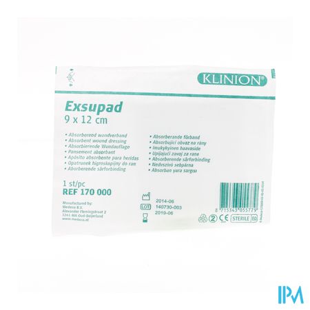 Klinion Exsupad Ster 9x12cm S 1 4170000