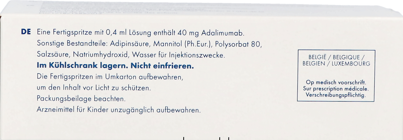 Hyrimoz 40mg Opl Inj 40mg/0,4ml Voorgev. Spuit 2 4