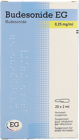 Budesonide EG 0,25Mg/Ml Vernevelsusp Amp 20X2Ml 3