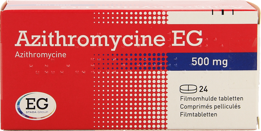 Azithromycine 500 Mg EG Tabl Omhulde 24X500 Mg 1