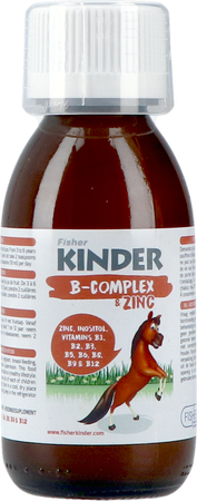 Fisher Kinder B-complex + Zink Siroop 125ml 6