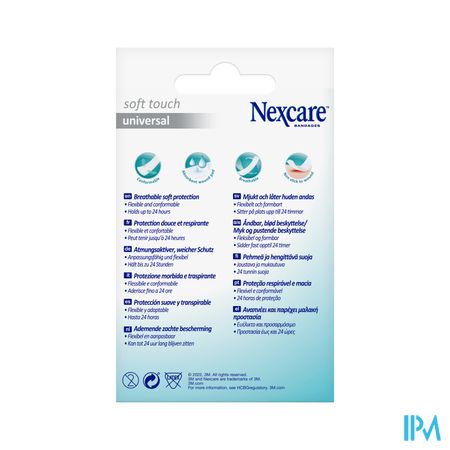 Nexcare 3m Soft Touch Universal 25mmx72mm Strips20 3