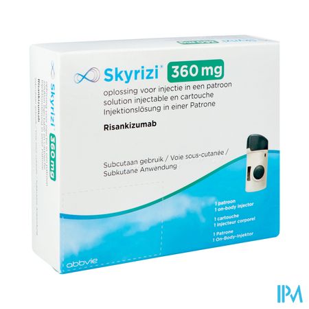 Skyrizi 360mg Opl Inj Patroon 2,4ml