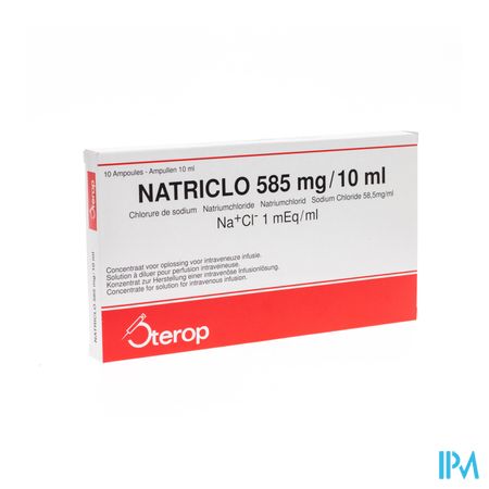 Natriclo Amp Inj 10 X 585mg/10ml