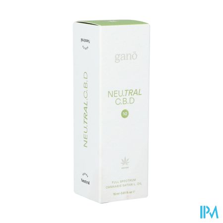 Gano Care Neutral 10% Cbd Oil 15ml