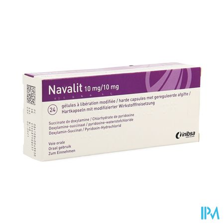 Navalit 10mg/10mg Geregul.afgifte Harde Caps 24