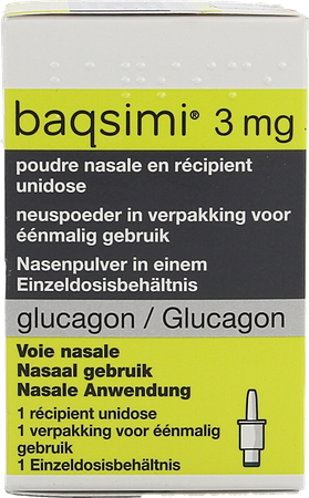 Baqsimi 3mg Snuifpoeder Unidose Container 1 3