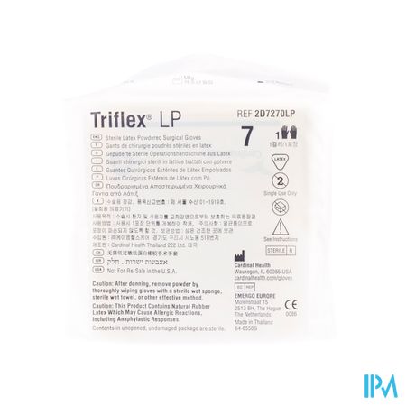 Triflex Onderz.handsch.latex +pdr Ster 7,0 Paar