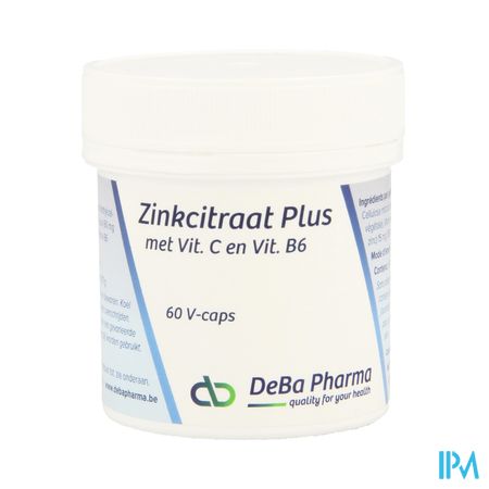 Zinkcitraat Plus Caps 60 Deba 1