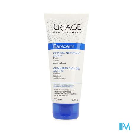 Uriage Bariederm Cica Gel Reinigend Tube 200ml