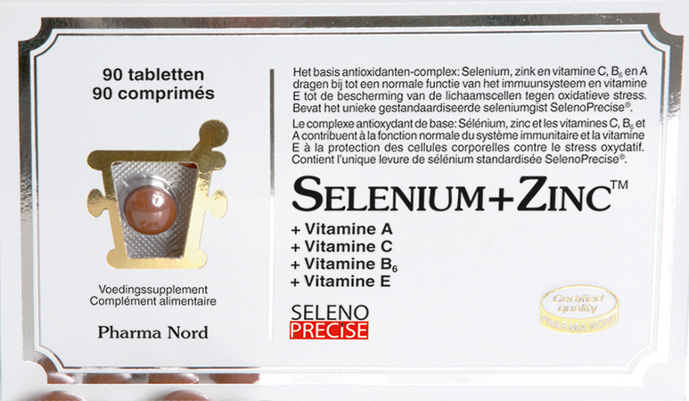 Selenium+zinc Tabl 90