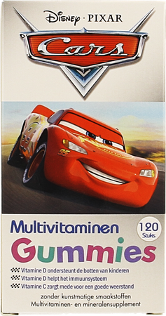 Disney Multivitaminen Cars Gummies 120 1