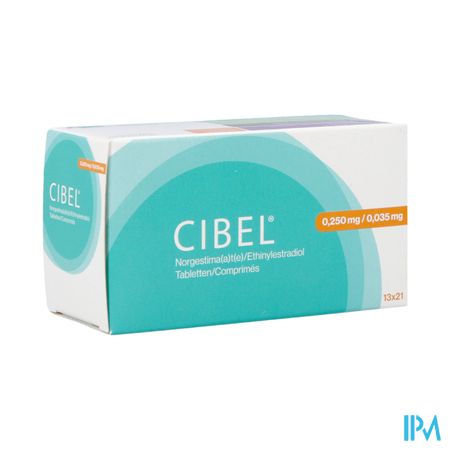 Cibel 0,250mg/0,035mg Comp 13 X 21