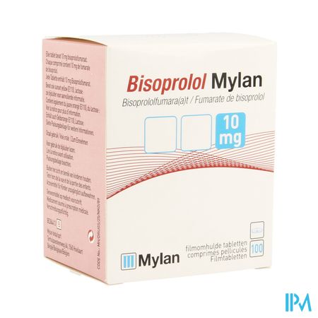 Bisoprolol Viatris 10mg Fl Filmomh Tabl 100